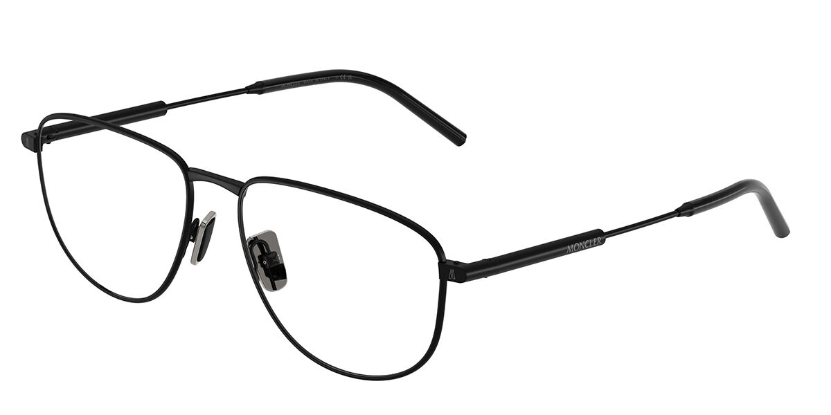 Moncler ME1005 1001 55 Svarta Glasögon (Endast Båge) Män