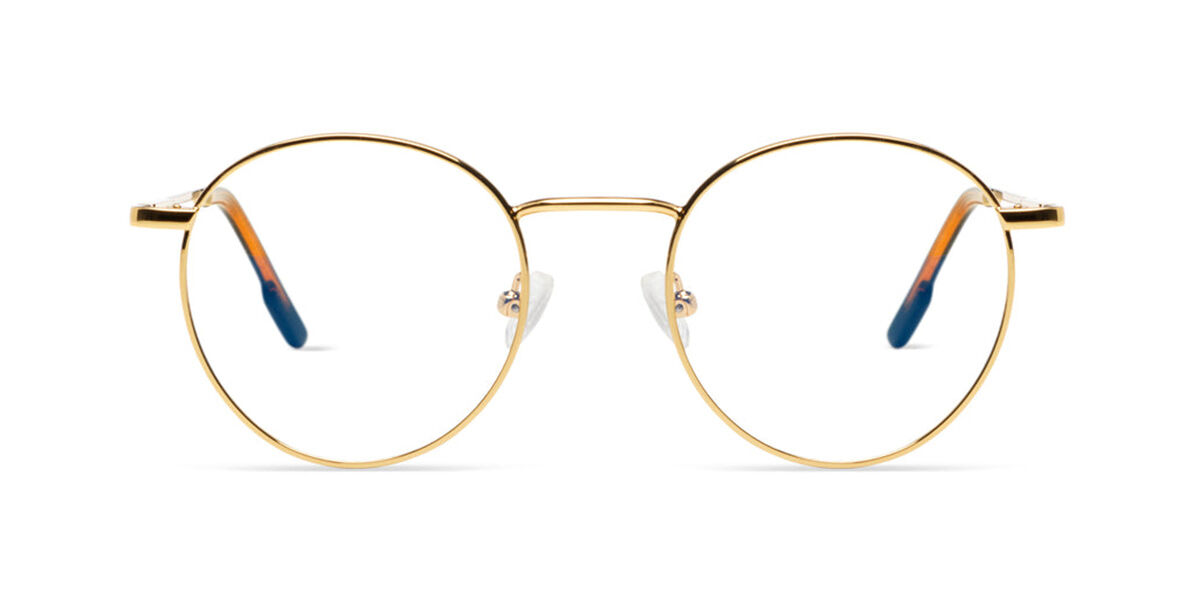 Komono Pete Slims O2461 46 Guldiga Glasögon (Endast Båge) Män