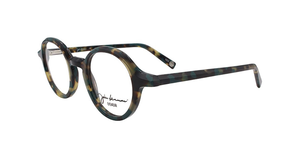 John Lennon JO189 Gn-M Glasses Green Havana | VisionDirect Australia