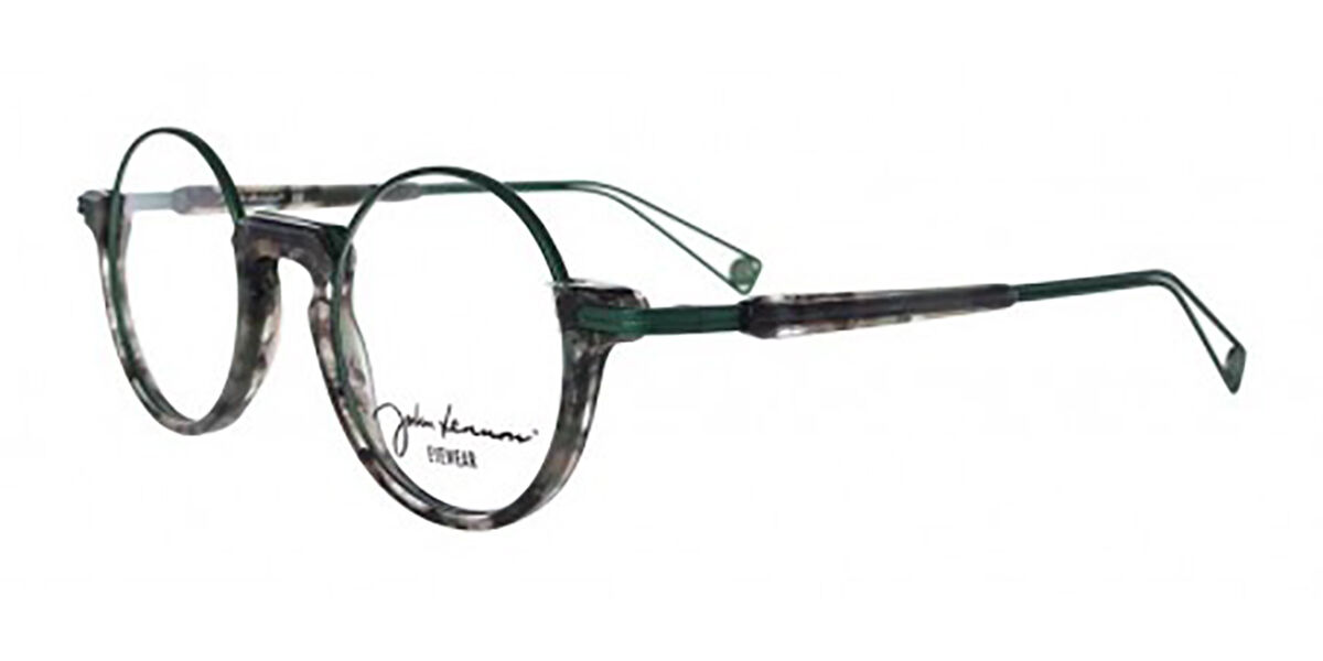 Emeco Occhiali Da Sole Retrò Stile John Lennon Modello L702MX - Lenti Specchio Blu