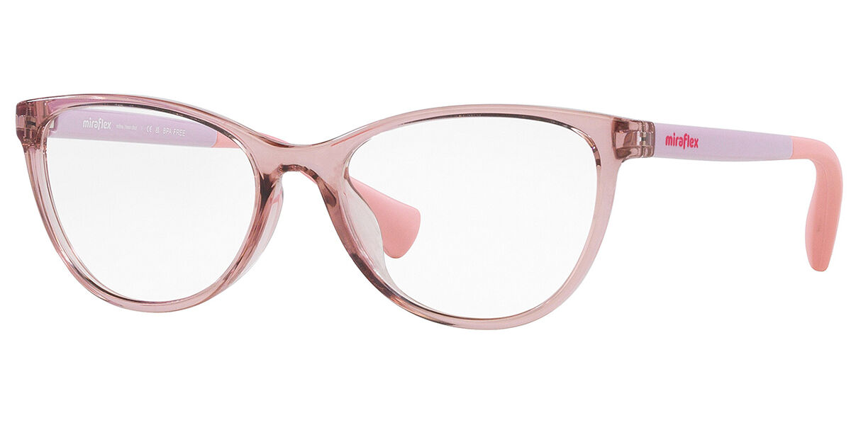 Miraflex MF4010 Kids L360 Eyeglasses in Transparent Pink ...
