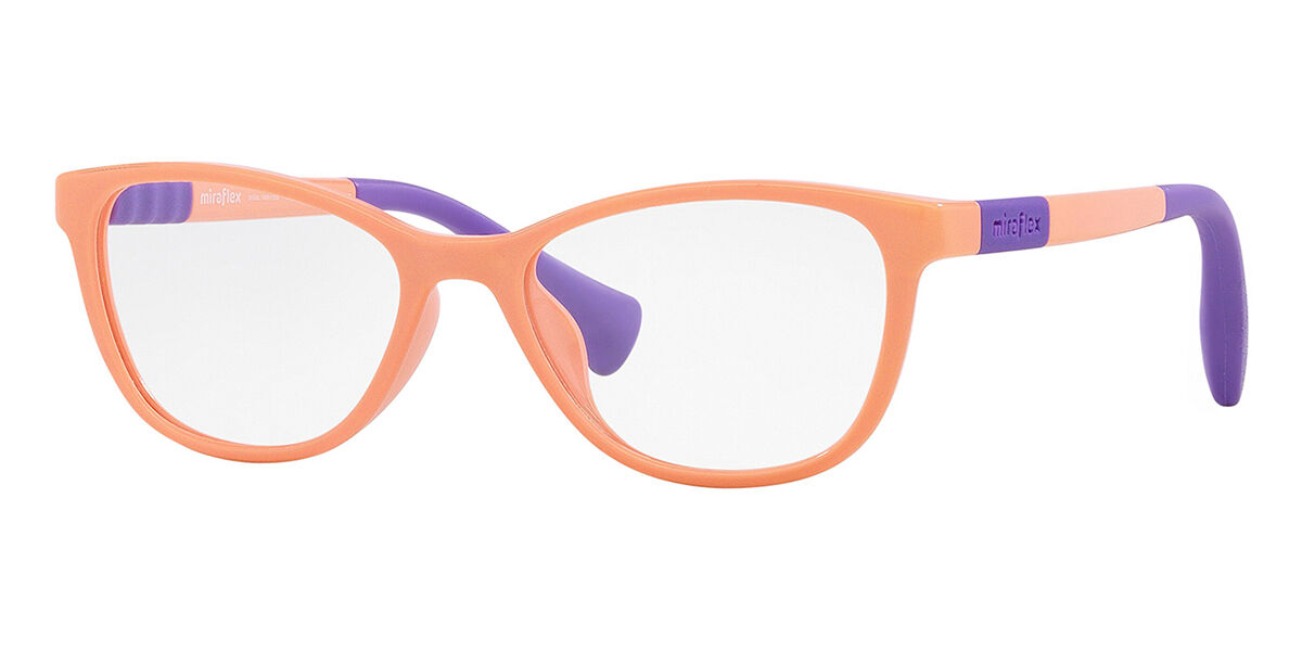 Miraflex MF4014 Kids L374 Kids' Glasses Pink Size - Free Lenses - HSA/FSA Insurance - Blue Light Block Available