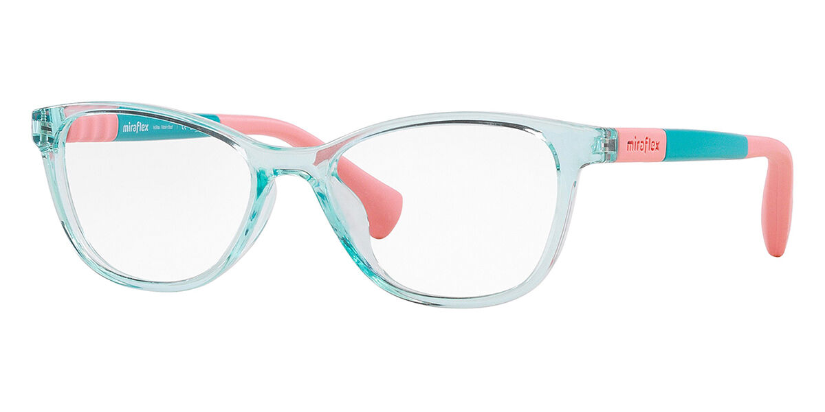 Miraflex MF4014 Kids L375 Kids' Glasses Blue Size - Free Lenses - HSA/FSA Insurance - Blue Light Block Available