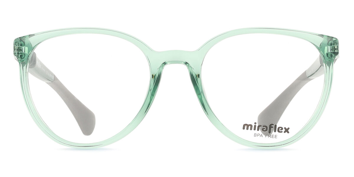 Miraflex MF4015 Barn L895 48 Gröna Glasögon (Endast Båge) Barn