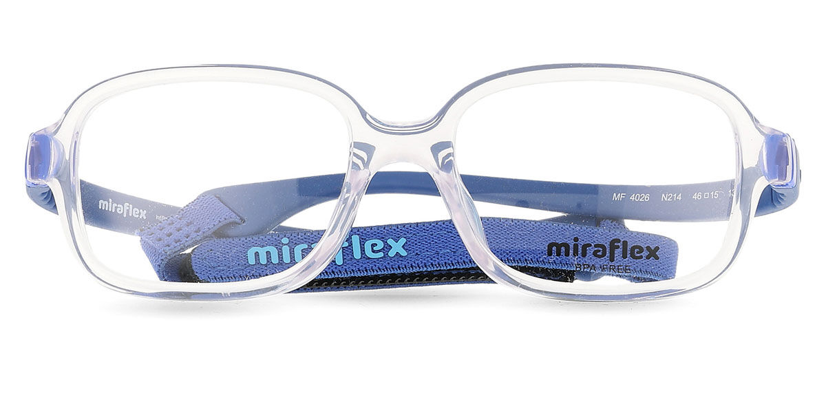 Miraflex MF4026 Barn N214 44 Genomskinliga Glas&ouml;gon (Endast B&aring;ge) Barn