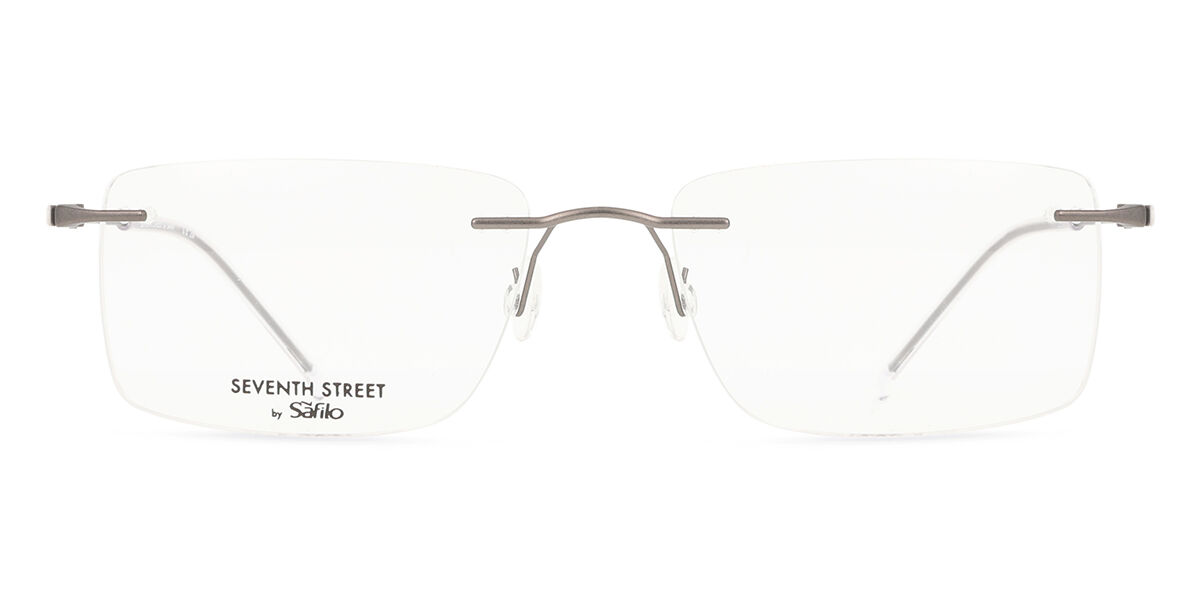 Seventh Street 7A123 Men&rsquo;s Glasses, Silver, Size 56