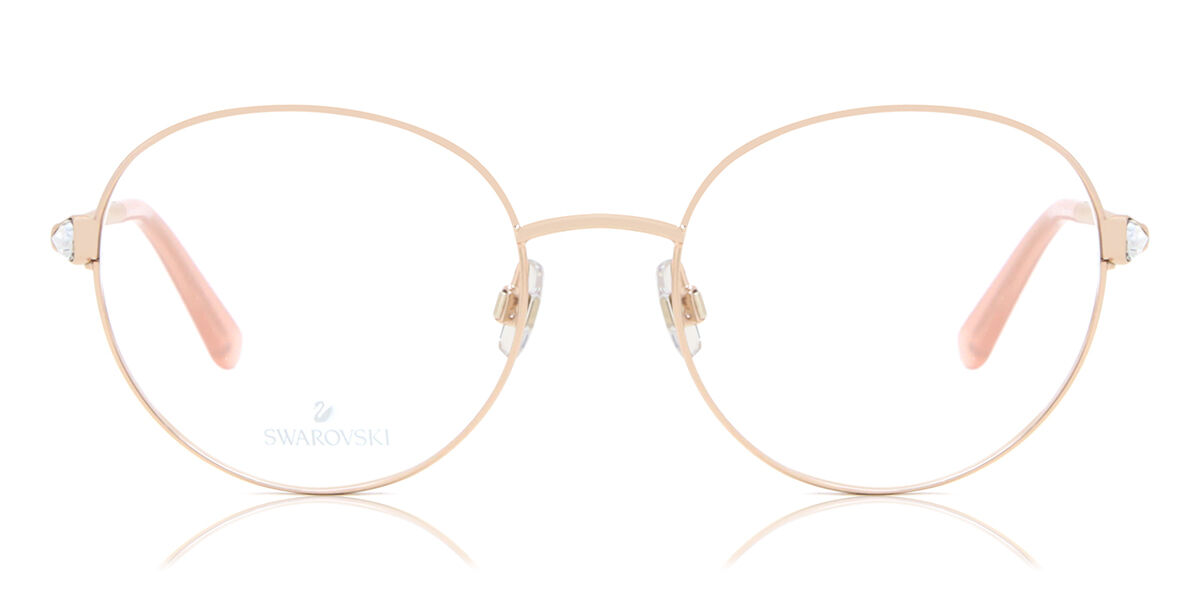 Photos - Glasses & Contact Lenses Swarovski SK5351 028 Women's Eyeglasses Gold Size 54 (Frame Only 