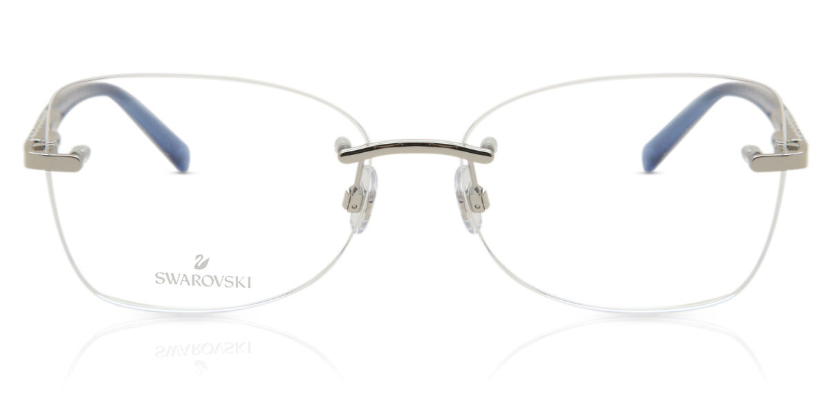 Swarovski SK5394 016 Occhiali da Vista Shiny Palladium Silver |  SmartBuyGlasses Italia