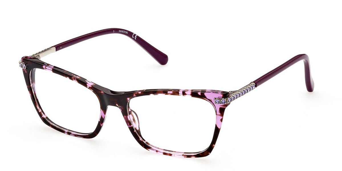 Photos - Glasses & Contact Lenses Swarovski SK5426 55A Women's Eyeglasses Tortoiseshell Size 54 (F 