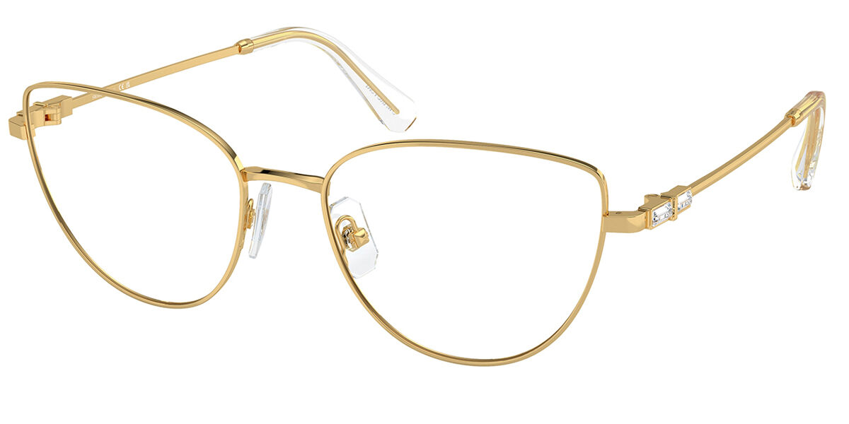 Swarovski SK1007 4004 Women's Eyeglasses Gold Size 53 (Frame Only) - Blue Light Block Available