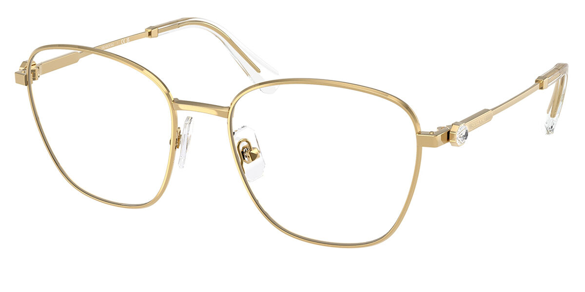 Swarovski SK1019 4004 Women's Eyeglasses Gold Size 52 (Frame Only) - Blue Light Block Available