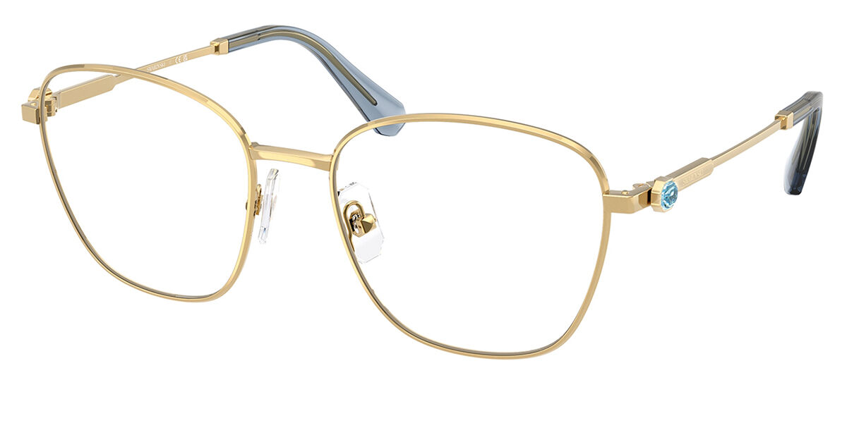 Swarovski SK1019 4021 Women's Eyeglasses Gold Size 52 (Frame Only) - Blue Light Block Available