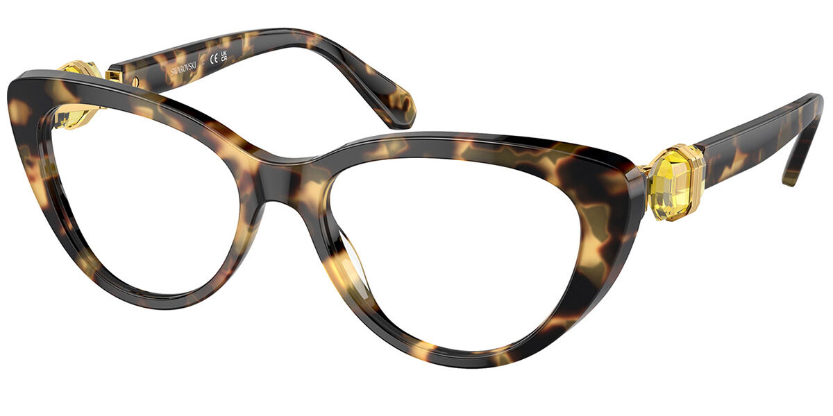 Swarovski SK2005 1009 Women's Eyeglasses Tortoiseshell Size 51 (Frame Only) - Blue Light Block Available