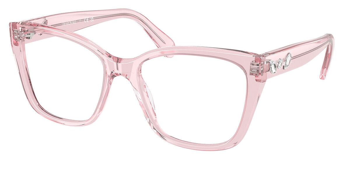 Swarovski SK2008 3001 Women's Eyeglasses Pink Size 53 (Frame Only) - Blue Light Block Available