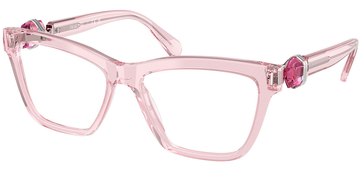 Swarovski SK2021 3001 Women's Eyeglasses Pink Size 55 (Frame Only) - Blue Light Block Available