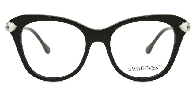 NEW SWAROVSKI SK2012 1038 BLACK EYEGLASSES NEW SWAROVSKI SK2012 1038 Black 53mm Eyeglasses | eBay main image 2
