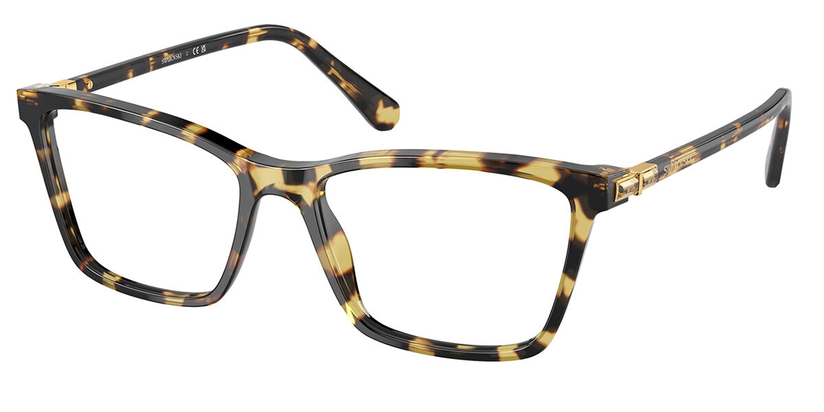 Swarovski SK2015 1009 Women's Eyeglasses Tortoiseshell Size 51 (Frame Only) - Blue Light Block Available