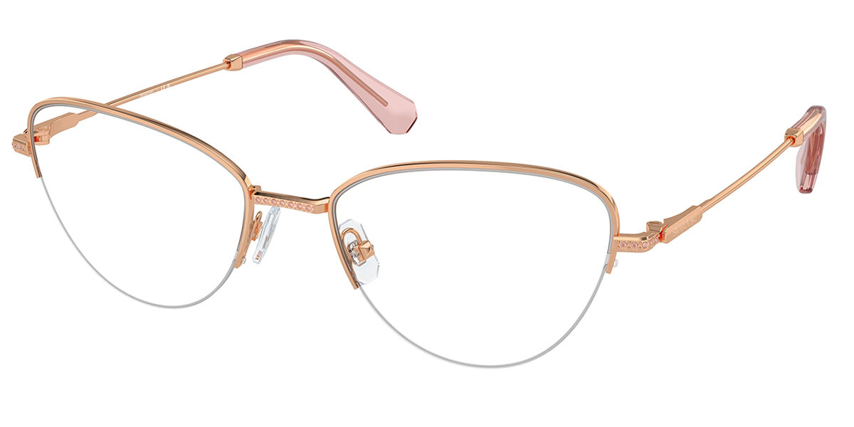 Swarovski SK1010 4014 Women's Eyeglasses Gold Size 55 (Frame Only) - Blue Light Block Available