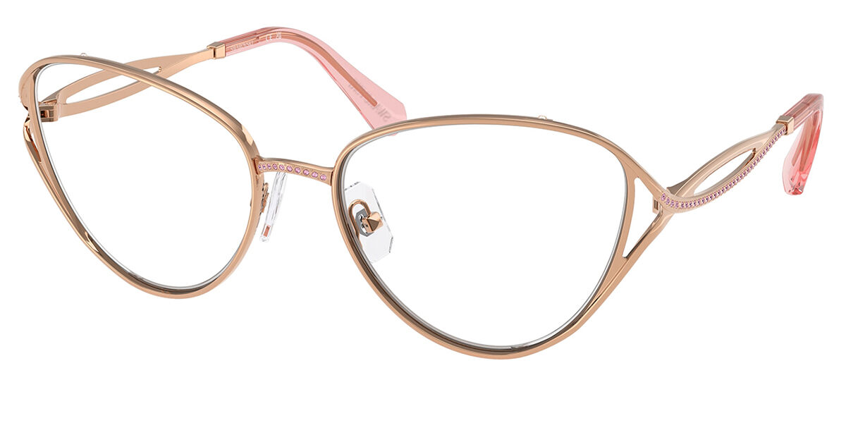 Swarovski SK1017 4014 Women's Eyeglasses Gold Size 57 (Frame Only) - Blue Light Block Available