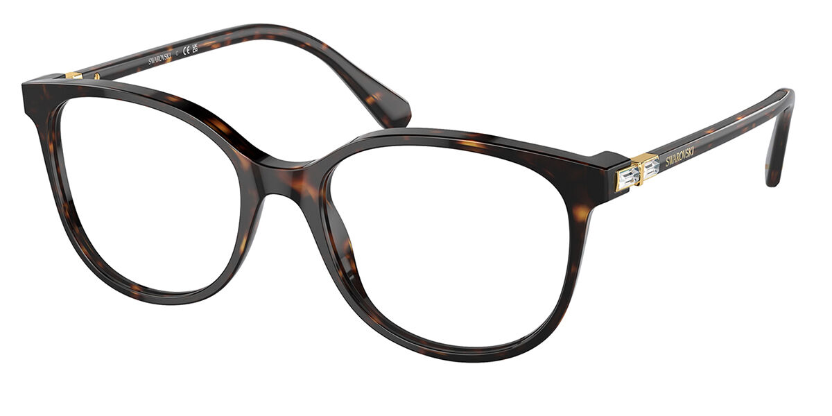 Swarovski SK2002 1002 Women's Eyeglasses Tortoiseshell Size 51 (Frame Only) - Blue Light Block Available