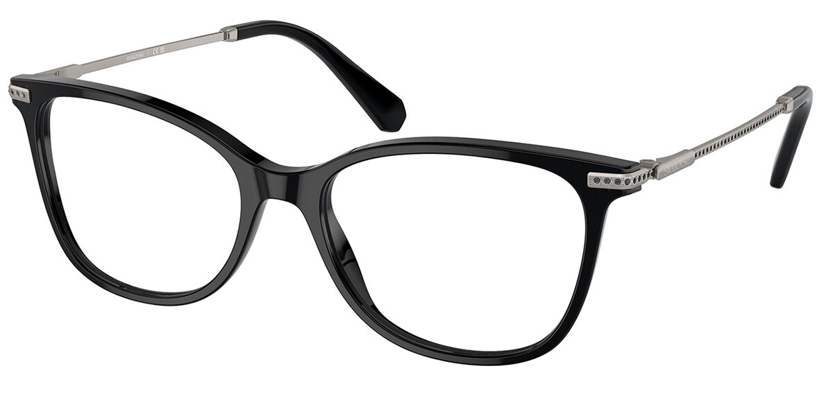 Swarovski SK2010 1039 Women's Eyeglasses Black Size 54 (Frame Only) - Blue Light Block Available