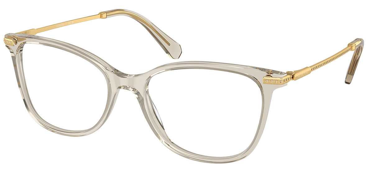 Swarovski SK2010 3003 Women's Eyeglasses Brown Size 52 (Frame Only) - Blue Light Block Available