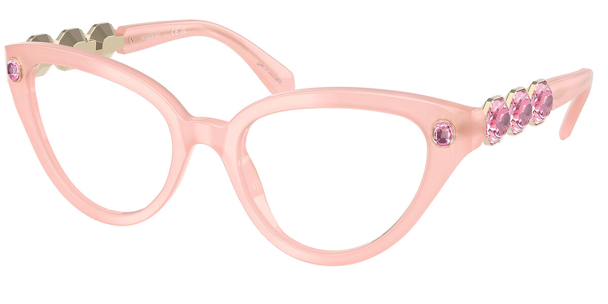 Swarovski SK2028 1031 Women's Eyeglasses Pink Size 51 (Frame Only) - Blue Light Block Available