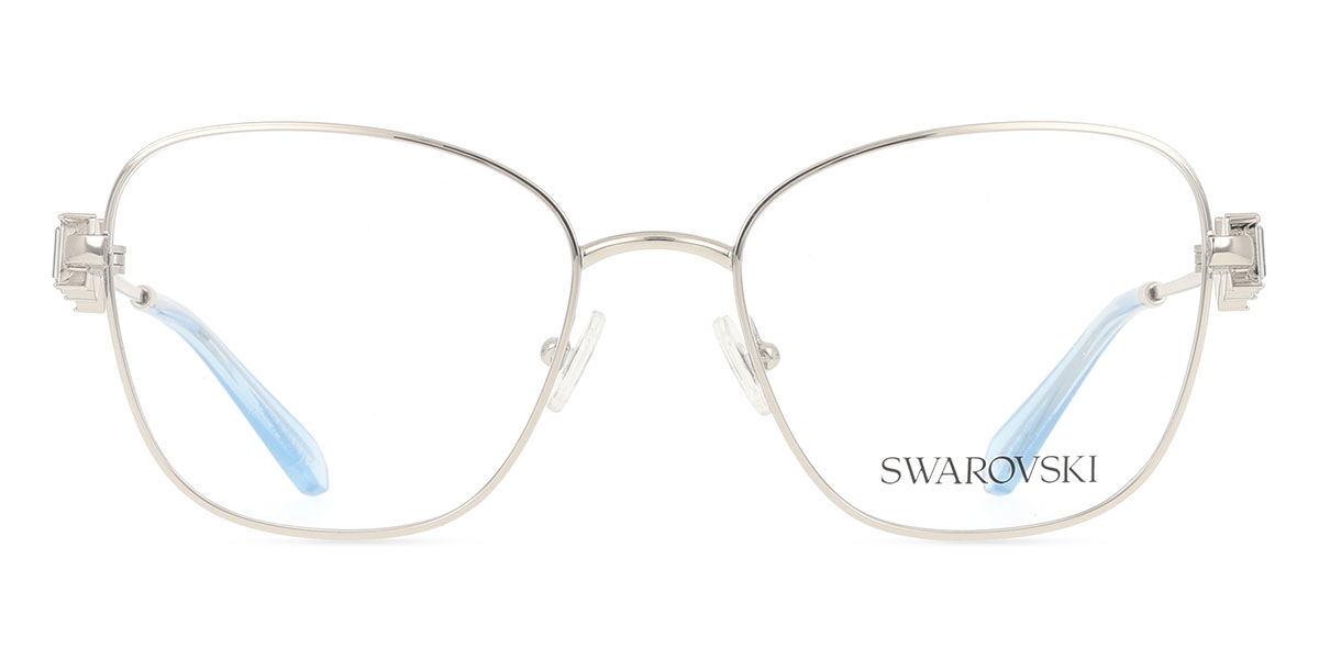 Swarovski SK1025 401A 52 Silvriga Glas&ouml;gon (Endast B&aring;ge) Kvinna