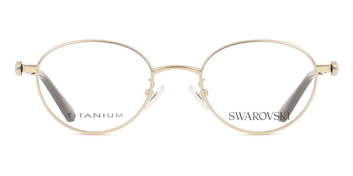 Swarovski SK1028TD Asian Fit 4013 47 Guldiga Glas&ouml;gon (Endast B&aring;ge) Kvinna