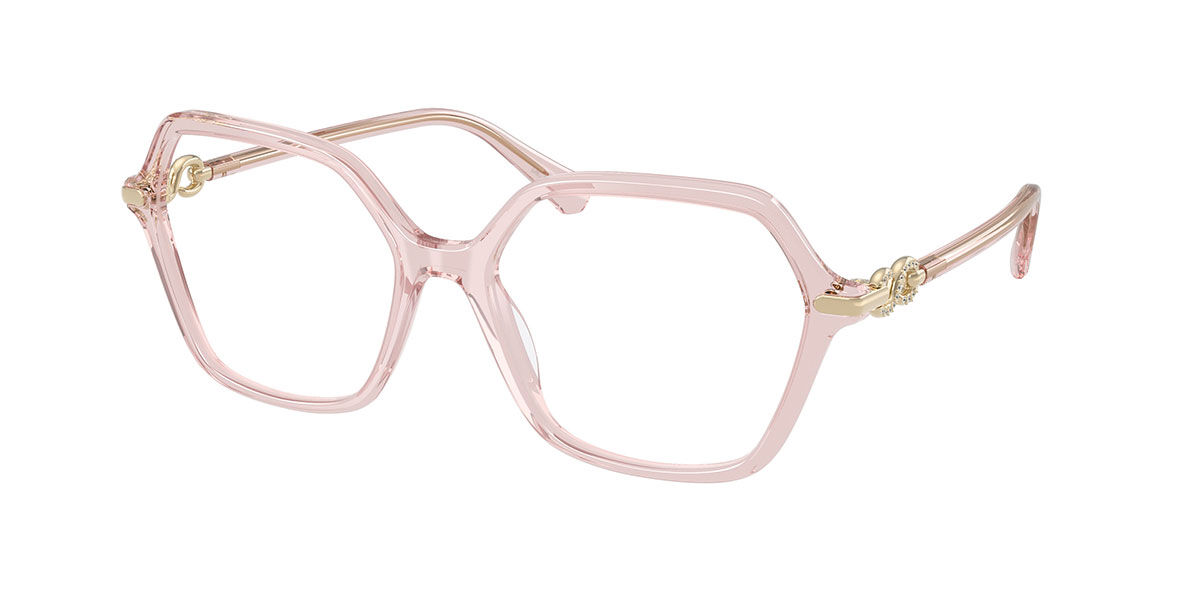 Swarovski SK2075 1111 54 Rosa Glas&ouml;gon (Endast B&aring;ge) Kvinna