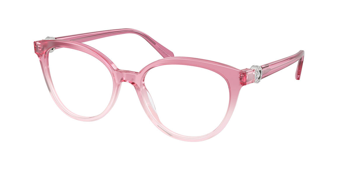 Swarovski SK2078 1115 52 Rosa Glas&ouml;gon (Endast B&aring;ge) Kvinna