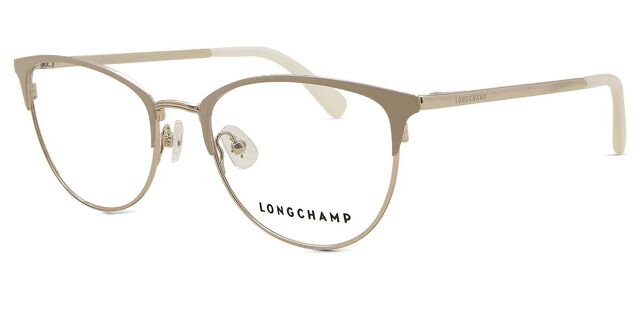 Longchamp LO2120 260 Gold/Beige Eyeglasses | SmartBuyGlasses US display picture 1