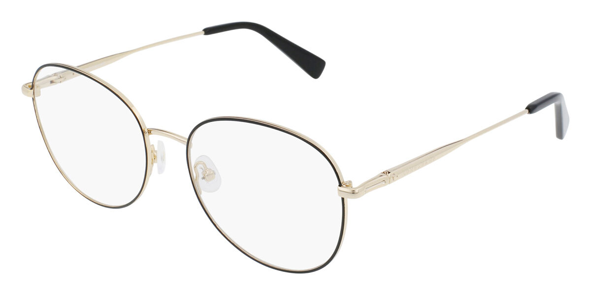 Longchamp LO2140 720 Eyeglasses in Black Light Gold SmartBuyGlasses USA