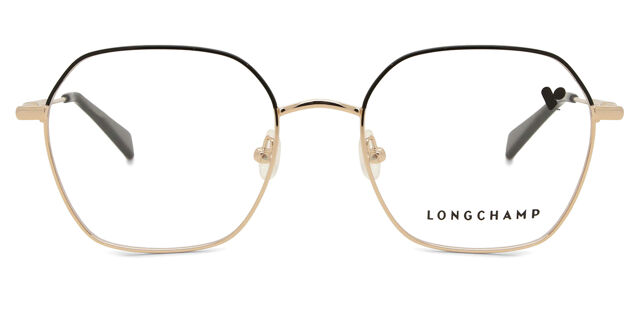 Longchamp LO2152 728 Gold Top Black Eyeglasses  display picture 1