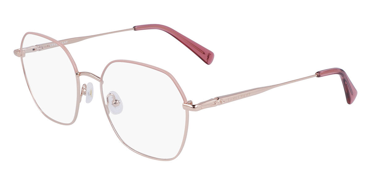 Longchamp LO2152 770 Glasses Pink Pale Gold TwoTone VisionDirect