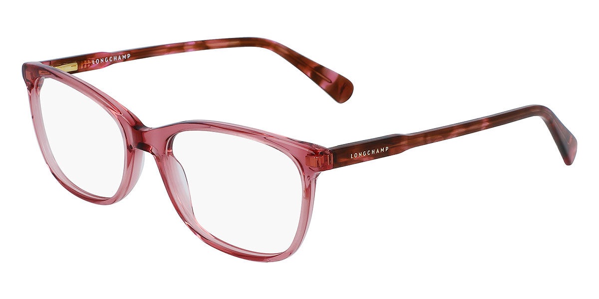 Longchamp LO2708 610 Eyeglasses in Transparent Rose SmartBuyGlasses USA