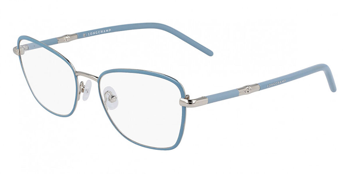 Longchamp LO2155 043 Women’s Eyeglasses Blue Size 53 - Blue Light Block Available