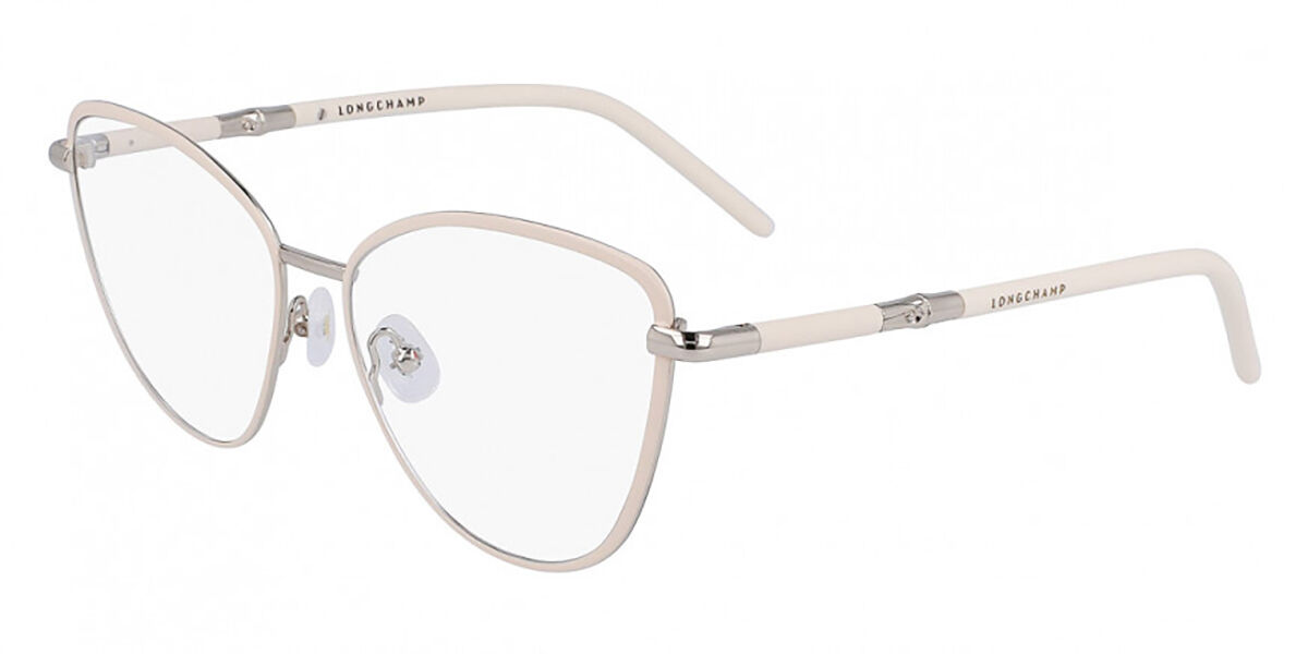 Longchamp LO2156 771 Women’s Eyeglasses White Size 54 - Blue Light Block Available