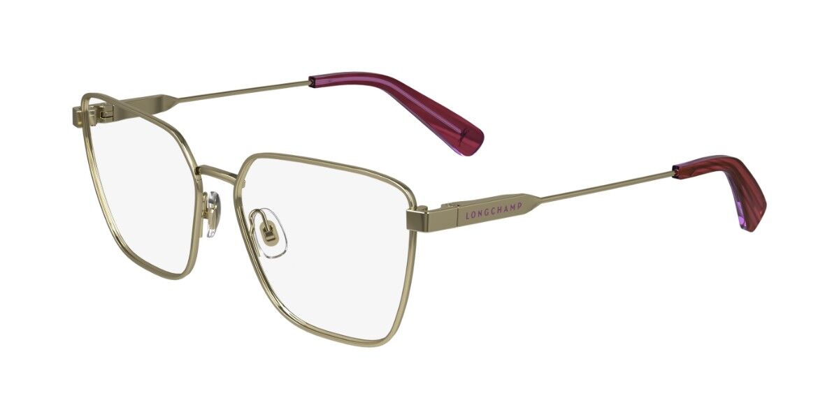 Longchamp LO2164 714 Women's Eyeglasses Gold Size 52 (Frame Only) - Blue Light Block Available