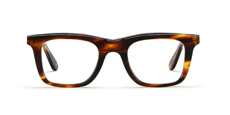 Lunettes De Vue L.G.R. Fez – Monture Métal Doré/marron – Italie – Style Rétro Carré