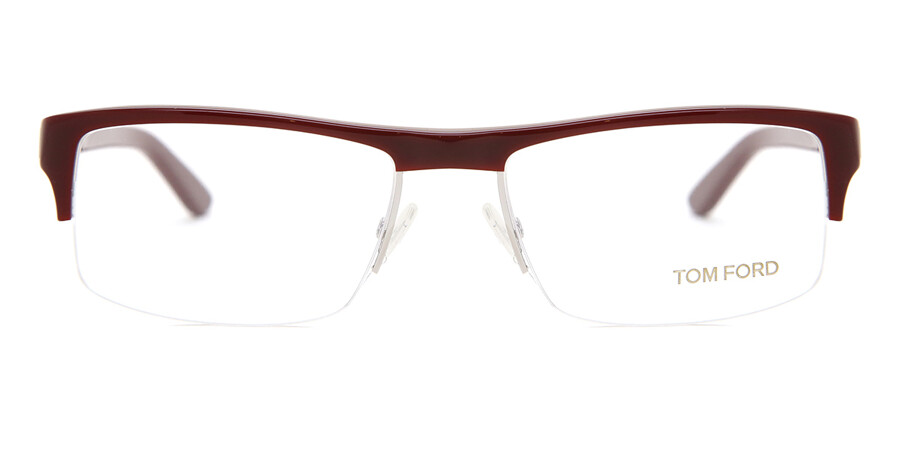 Tom Ford FT5241/V 069 Glasses Shiny Burgundy | VisionDirect Australia