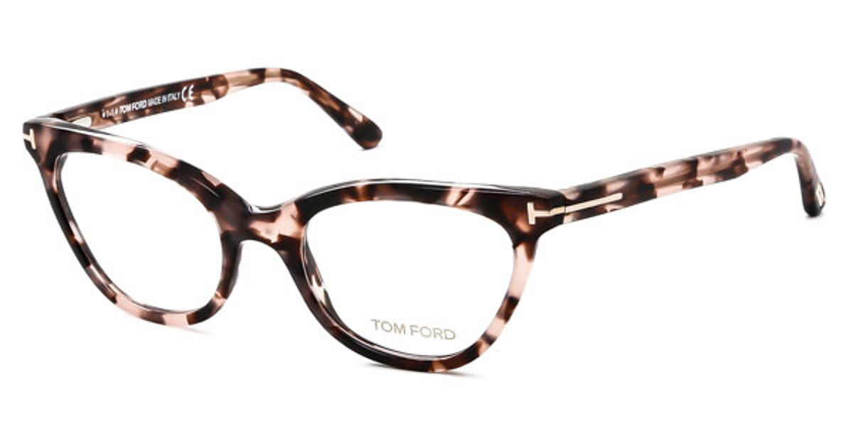 Tom Ford FT5271 074 Eyeglasses in Pink Tortoise | SmartBuyGlasses USA