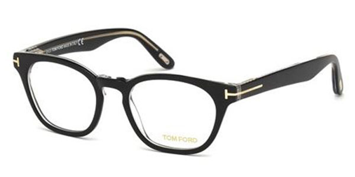 Tom Ford FT5306 005 Eyeglasses in Shiny Black | SmartBuyGlasses USA