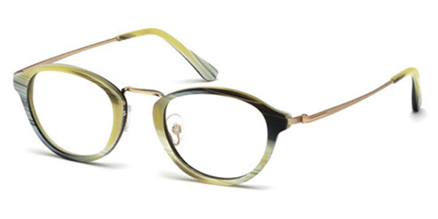 Tom Ford FT5321 061 Eyeglasses in Horn Green | SmartBuyGlasses USA