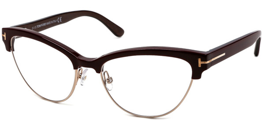 Tom Ford FT5365 071 Glasses Burgundy | SmartBuyGlasses UK