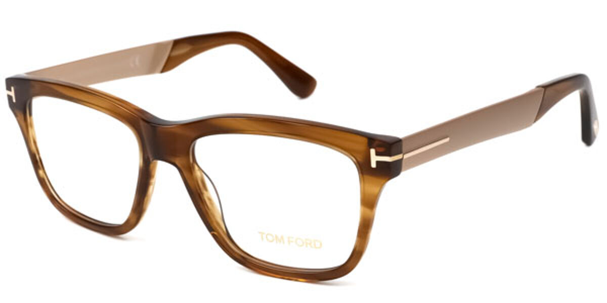 Tom Ford FT5372 048 Eyeglasses in Brown | SmartBuyGlasses USA