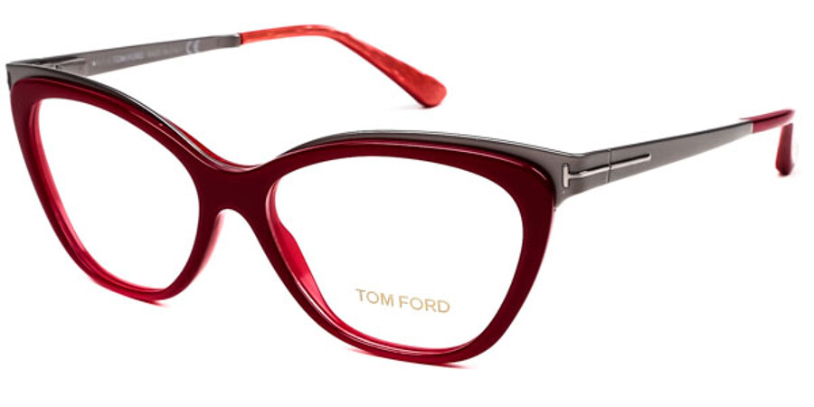 Tom Ford FT5374 077 Glasses Red | VisionDirect Australia