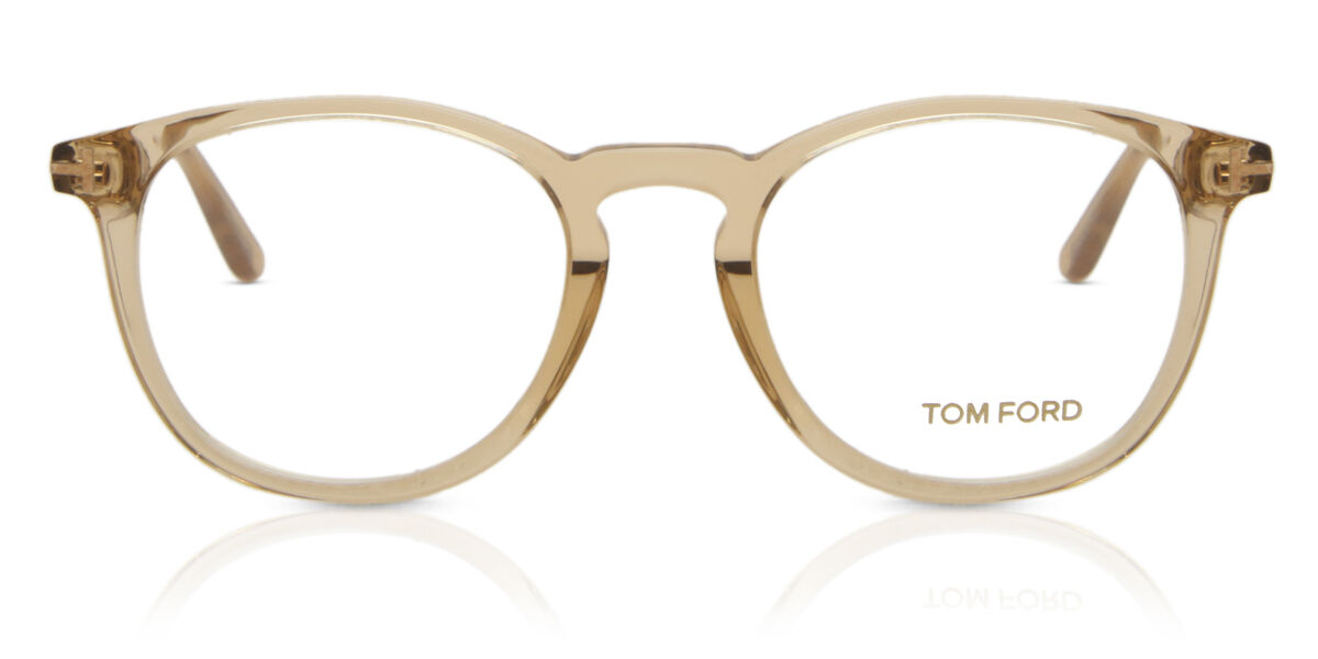 Tom Ford FT5401 045 Eyeglasses in Transparent Light Brown ...