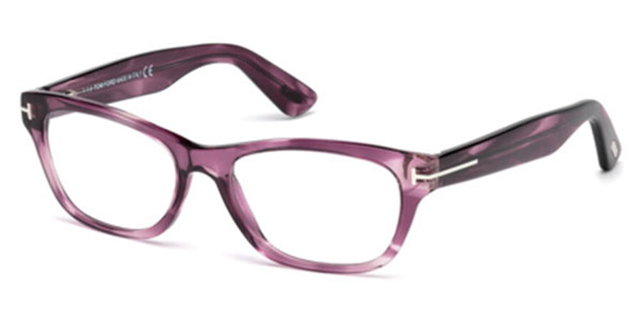Tom Ford FT5425 081 Glasses Transparent Purple | SmartBuyGlasses Canada