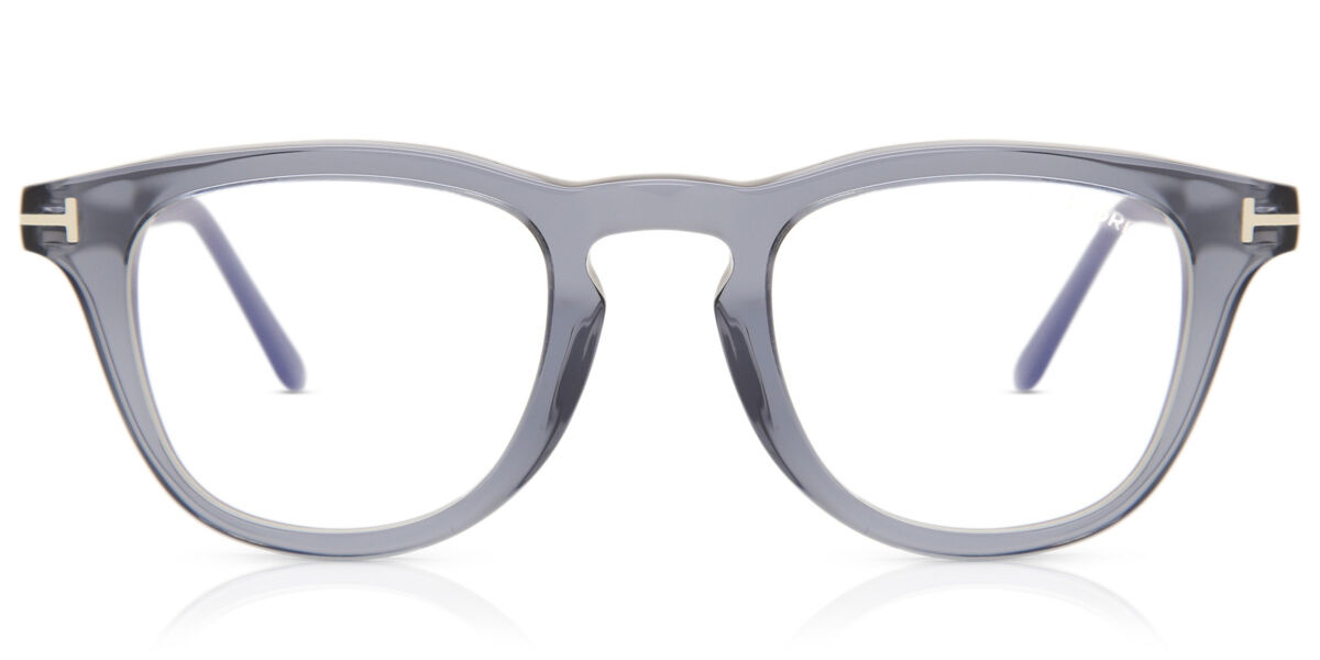 Tom Ford FT5488-B Blue-Light Block 020 Glasses Transparent Grey |  VisionDirect Australia